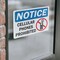 Signmission OSHA Notice Decal - Cellular Phones Prohibited with Graphic, 24 in W x Rectangle, Vinyl Decal OS-2PACK-NS-D-1824-L-19527 - alternate 5